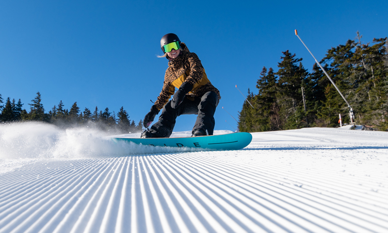 Snowboarder. Photo Credit: Sunday River Snowboarder. Photo Credit: Sunday River
