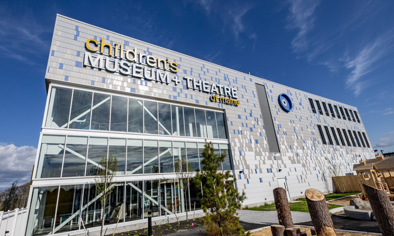 Exterior, Photo Credit: Sean Alonzo Harris Photography, courtesy of Children's Museum Theatre of Maine Exterior, Photo Credit: Sean Alonzo Harris Photography, courtesy of Children's Museum Theatre of Maine