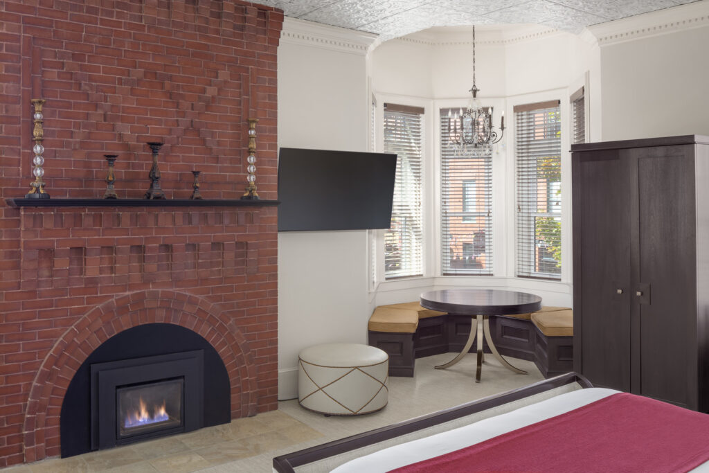 Portland Regency Suite Fireplace. Photo Credit: Irvin Serrano Portland Regency Suite Fireplace. Photo Credit: Irvin Serrano