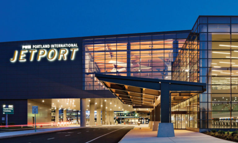 Exterior of Airport. Photo Provided by Portland Jetport. Photo Credit: Robert Benson Exterior of Airport. Photo Provided by Portland Jetport. Photo Credit: Robert Benson