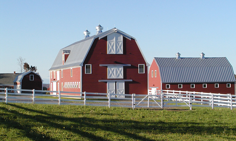 Red Barns. Photo Provided by Pineland Farms Red Barns. Photo Provided by Pineland Farms