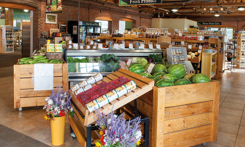 Marketplace. Photo Provided by Pineland Farms Marketplace. Photo Provided by Pineland Farms