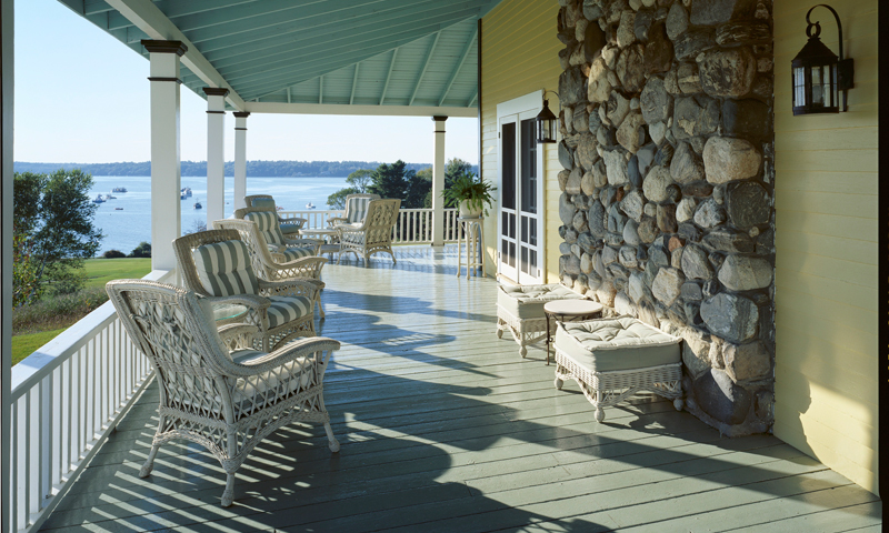 Porch. Photo Provided by Chebeague Island Inn Porch. Photo Provided by Chebeague Island Inn