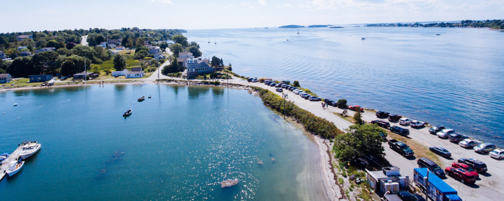 Drone of Islands and Casco Bay, Photo Credit: Casco Bay Lines Drone of Islands and Casco Bay, Photo Credit: Casco Bay Lines