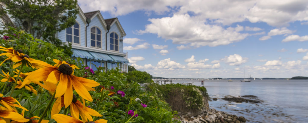 Falmouth Foreside Coastal With Flowers, Photo Credit: CFW Photography Falmouth Foreside Coastal With Flowers, Photo Credit: CFW Photography