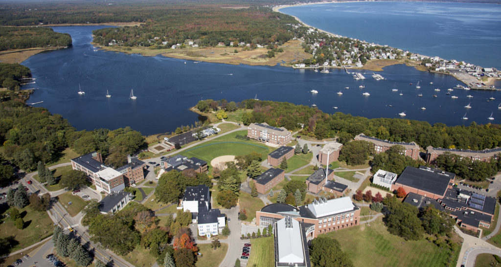 Overheard shot of campus, Photo courtesy of University of New England Overheard shot of campus, Photo courtesy of University of New England
