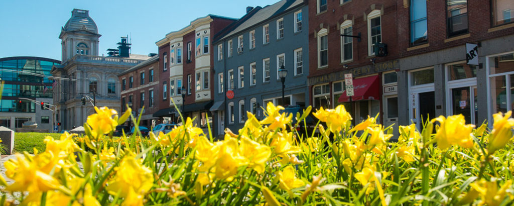 Portland Square with Flowers, Photo Credit: Corey Templeton Portland Square with Flowers, Photo Credit: Corey Templeton