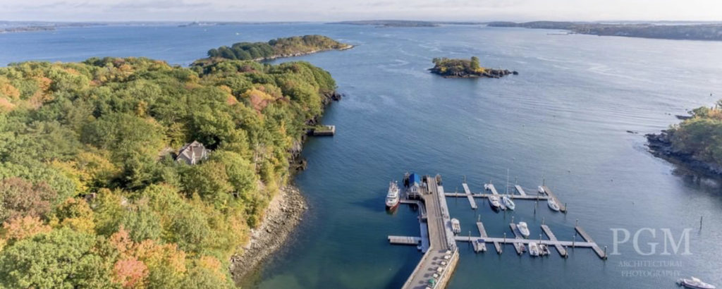 Ariel Shot of Boat Docks in Fall, Photo Credit: Peter G. Morneau Ariel Shot of Boat Docks in Fall, Photo Credit: Peter G. Morneau