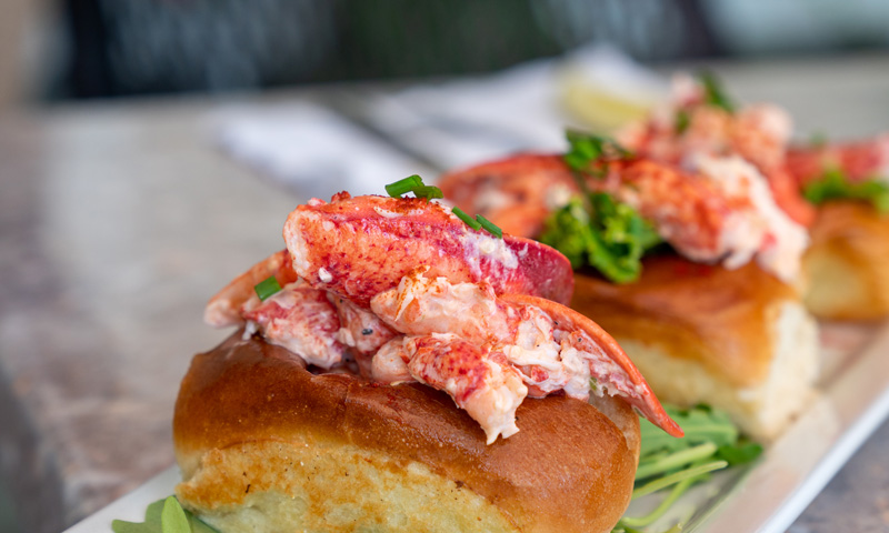 A Row of Mini Lobster Rolls on Peaks Island, Photo Courtesy of Kirsten Alana / GLP Films A Row of Mini Lobster Rolls on Peaks Island, Photo Courtesy of Kirsten Alana / GLP Films