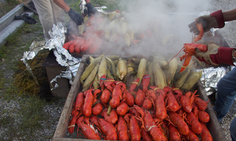 Gritty's Lobster Bake. Photo Courtesy of Visit Freeport Gritty's Lobster Bake. Photo Courtesy of Visit Freeport