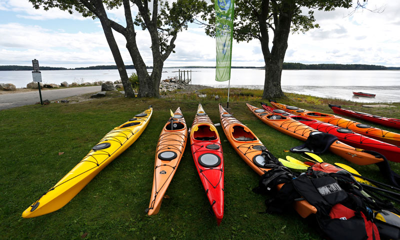 Kayaking at Winslow Park. Photo Courtesy of Visit Freeport Kayaking at Winslow Park. Photo Courtesy of Visit Freeport