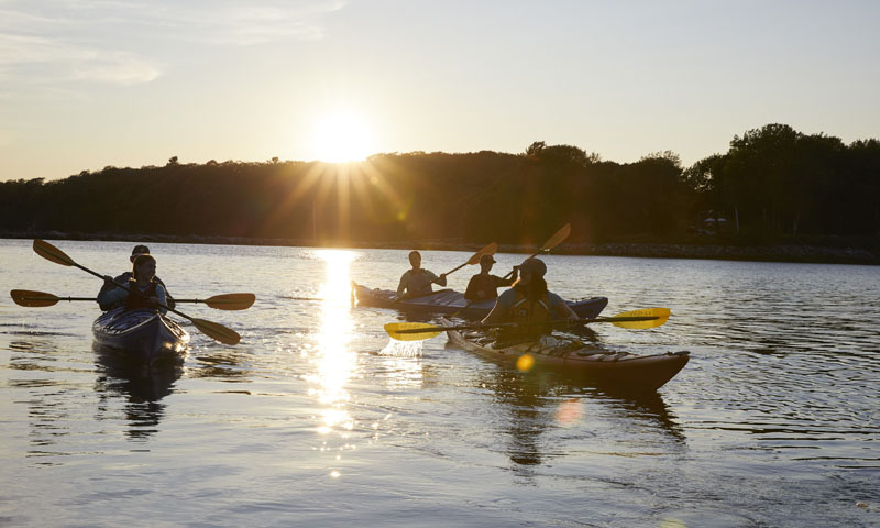 Kayaking L.L.Bean Outdoor Discovery Programs. Photo Courtesy of Visit Freeport Kayaking L.L.Bean Outdoor Discovery Programs. Photo Courtesy of Visit Freeport