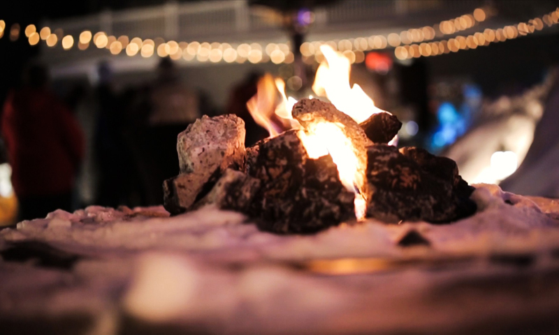 Firepit at Flavors of Freeport. Photo Courtesy of Visit Freeport Firepit at Flavors of Freeport. Photo Courtesy of Visit Freeport