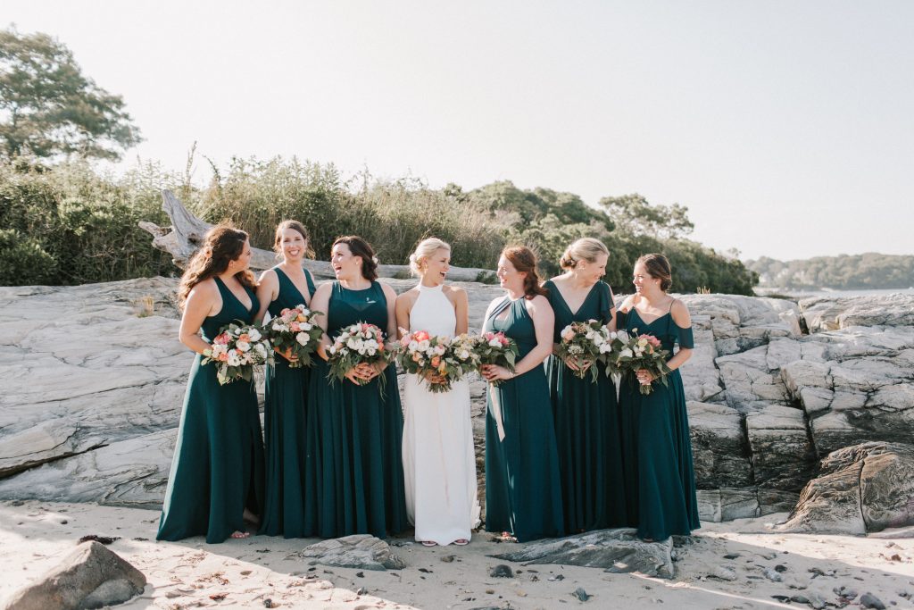 Wedding Party. Photo Credit: Jamie Mercurio Photography House Island Wedding Photo Credits: Jamie Mercurio Photography