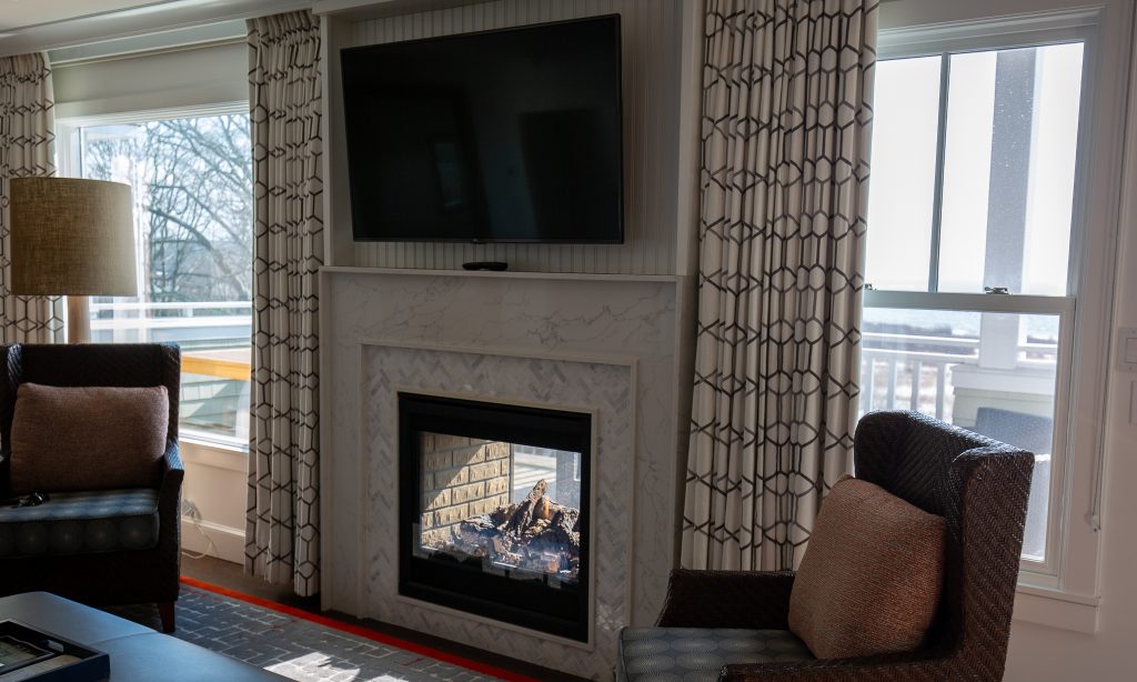 Inn by the Sea Fireplace, Photo Credits: Serena Folding Inn by the Sea Fireplace, Photo Credits: Serena Folding