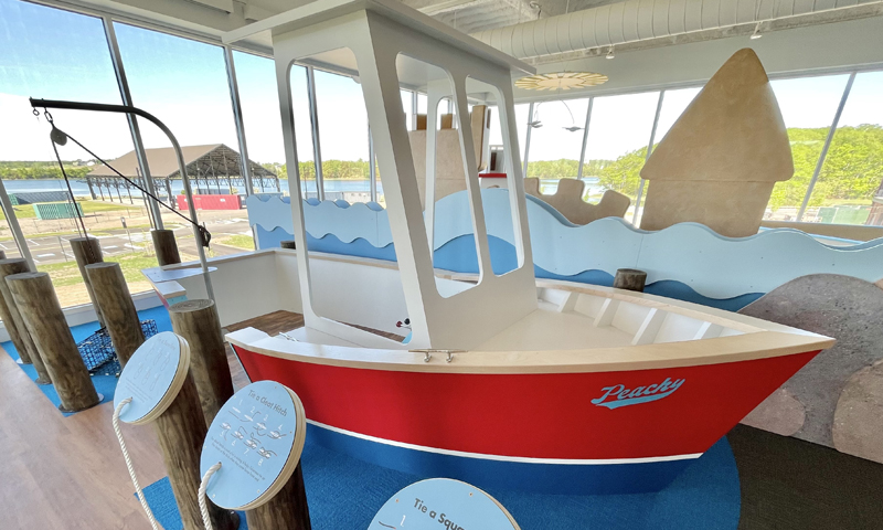 Lobster Boat Peachy. Photo Provided by Children's Museum and Theatre of Maine Lobster Boat Peachy. Photo Provided by Children's Museum and Theatre of Maine