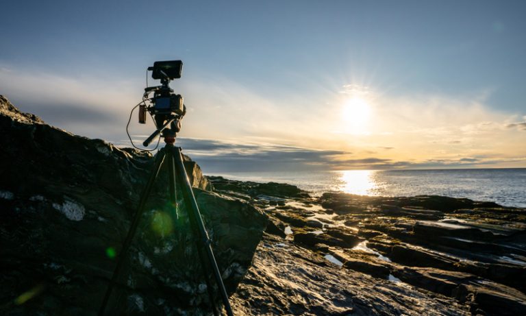 Camera Set Up Near Rocks, Photo Credit: GLP Films Camera Set Up Near Rocks, Photo Credit: GLP Films