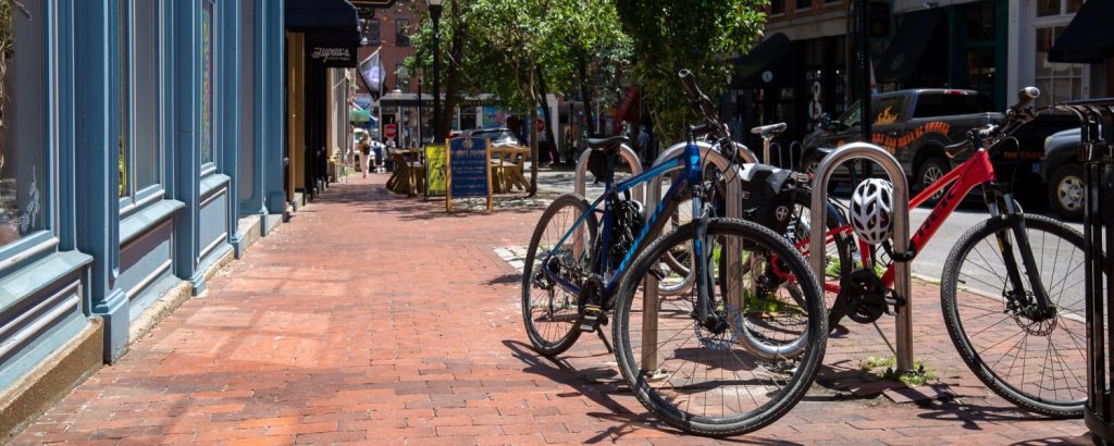 Bikes Downtown Portland, Photo Credits, Serena Folding Bikes Downtown Portland, Photo Credits, Serena Folding