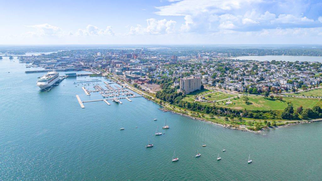 Cruise Ship Downtown Drone, Photo Credits: Peter Morneau Photography Cruise Ship Downtown Drone, Photo Credits: Peter Morneau Photography