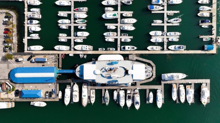 Arial View of Marina, Photo Credits: Peter Morneau Photography Arial View of Marina, Photo Credits: Peter Morneau Photography
