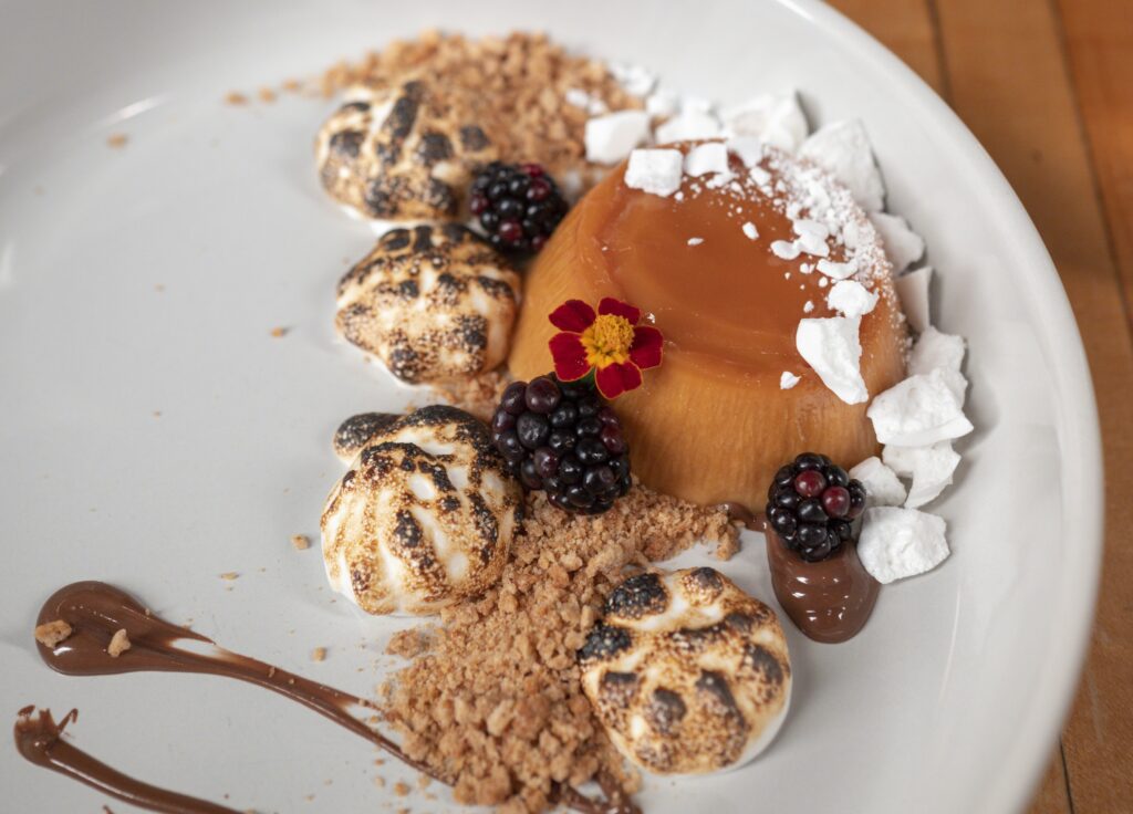 Dessert course at Gather, Photo Credit: Capshore Photography Dessert course at Gather, Photo Credit: Capshore Photography