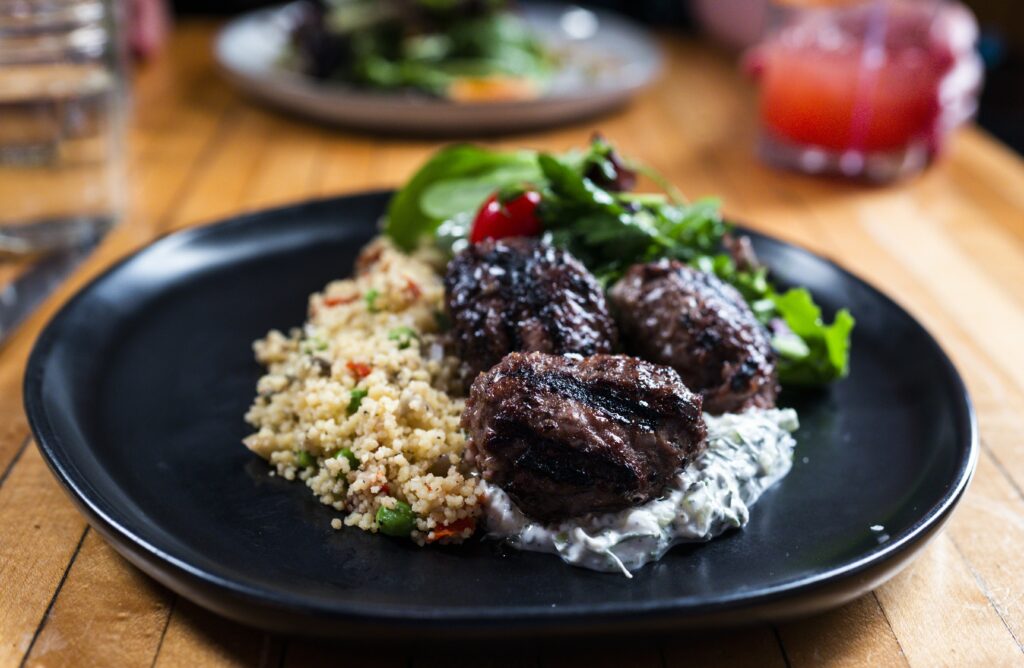 Steak Main at Gather, Photo Credit: Capshore Photography Steak Main at Gather, Photo Credit: Capshore Photography