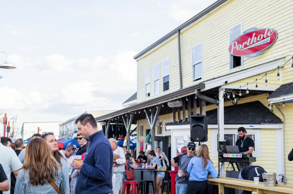 Porthole Patio Party, Photo Credit: Capshore Photography Porthole Patio Party, Photo Credit: Capshore Photography