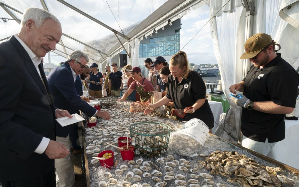 Oysters at event, Photo Credit: Ian Wagreich Photography Oysters at event, Photo Credit: Ian Wagreich Photography