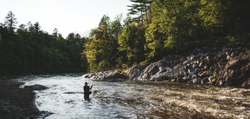 Flyfishing in Maine Lakes + Mountains, Photo Credit: Capshore Photography Flyfishing in Maine Lakes + Mountains, Photo Credit: Capshore Photography
