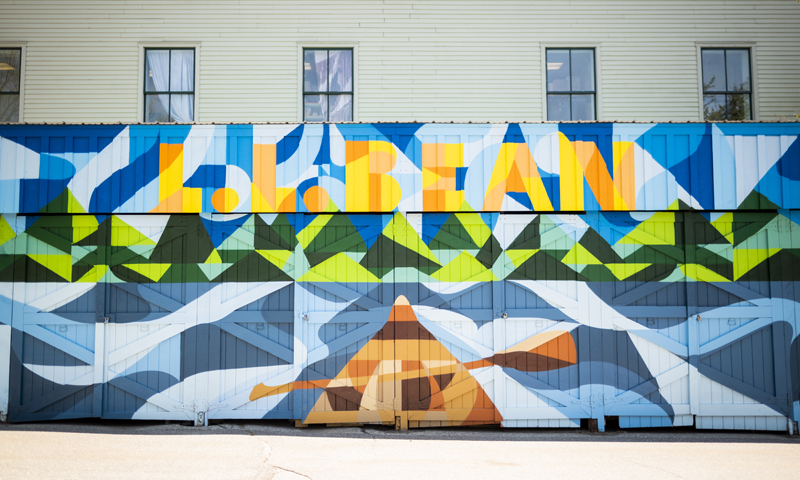 2023 LLBean Mural Photo credit to Capshore Photography 2023 LLBean Mural Photo credit to Capshore Photography