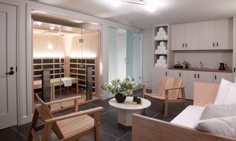 Astraea A Wellness Spa Infrared Sauna Suite. Photo Credit: Carley Rudd Photography Astraea A Wellness Spa Infrared Sauna Suite. Photo Credit: Carley Rudd Photography