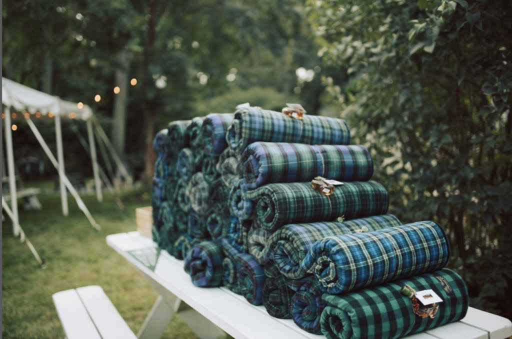 Wedding Favors, Photo Credit: The Vermont Flannel Co. Wedding Favors, Photo Credit: The Vermont Flannel Co.