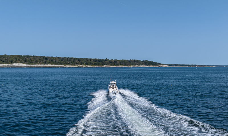 Fore River Sportfishing cruising on water, Photo Credit: PGM Photography Fore River Sportfishing cruising on water, Photo Credit: PGM Photography