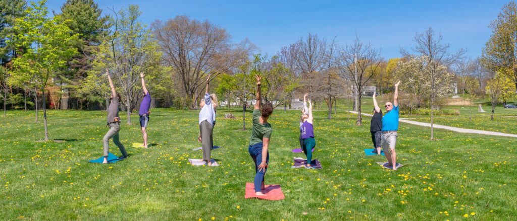 Ashley Flowers Outdoor Yoga, Photo Credit: Peter G Morneau Photography Ashley Flowers Outdoor Yoga, Photo Credit: Peter G Morneau Photography