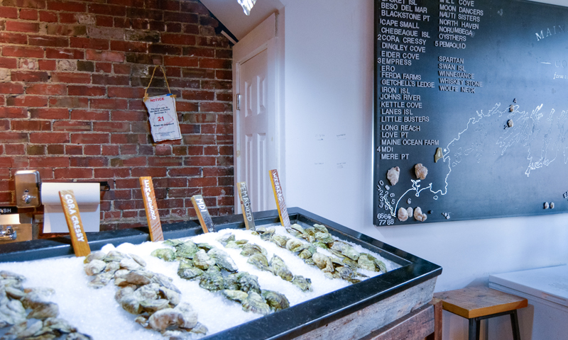 Maine Oyster Co. Photo Credit: Lauren Peters at Visit Portland Maine Oyster Co. Photo Credit: Lauren Peters at Visit Portland