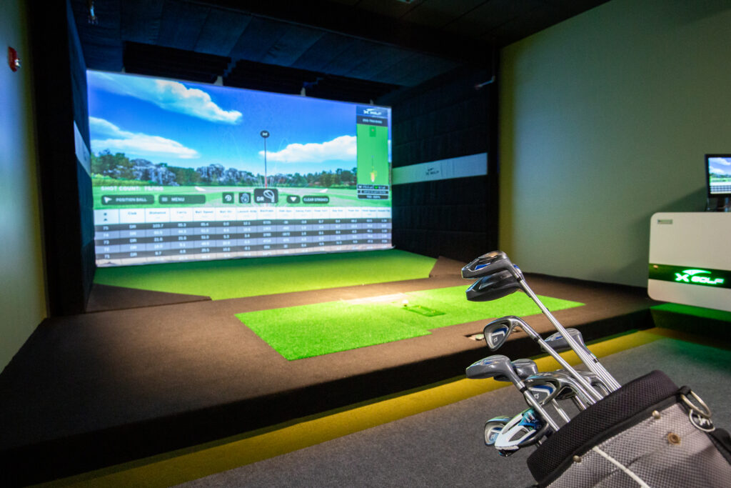 Private Indoor Golf Room. Photo Credit: Visit Portland