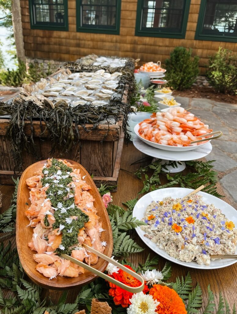 Raw Bar at Private Event. Photo Credit: The Briny Babe, LLC