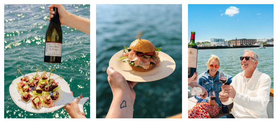 Food and Wine on Wine Wise Sail. Photo Credit: Wine Wise