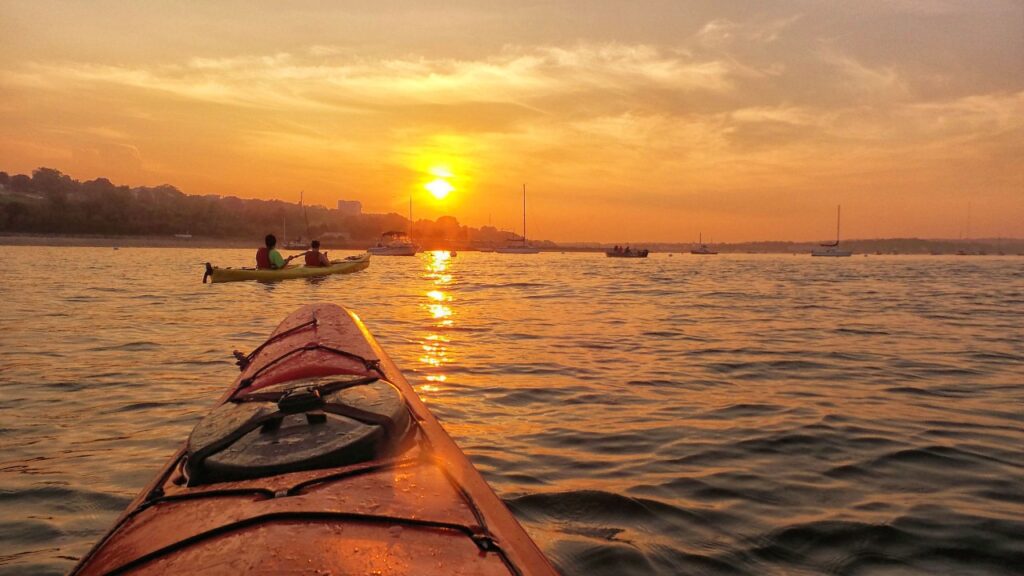 Sunset Sea Kayak Tour - Photo Credit: Portland Paddle Sunset Sea Kayak Tour - Photo Credit: Portland Paddle